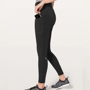 Lululemon Speed Up Tight. Black. Size 6.